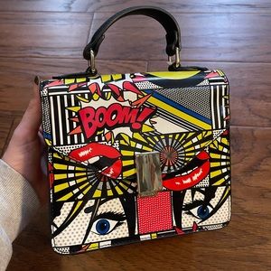 COMIC BOOK MINI MESSENGER BAG